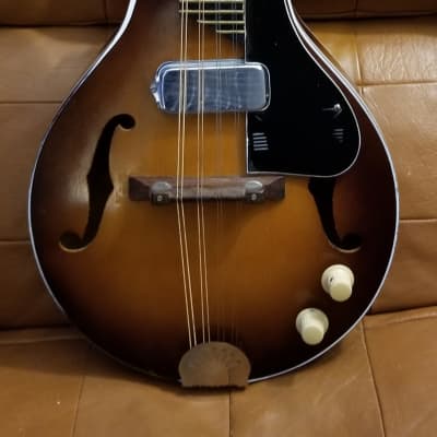 Kay N-1 Electric Mandolin 1950s USA Tiger Burst for sale