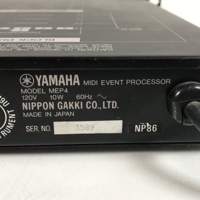 Yamaha MEP4 MIDI Event Processor image 5