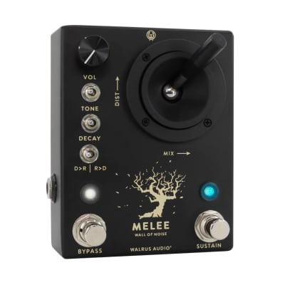 New Walrus Audio Melee: Wall of Noise Black Distortion & Reverb Guitar Pedal image 3