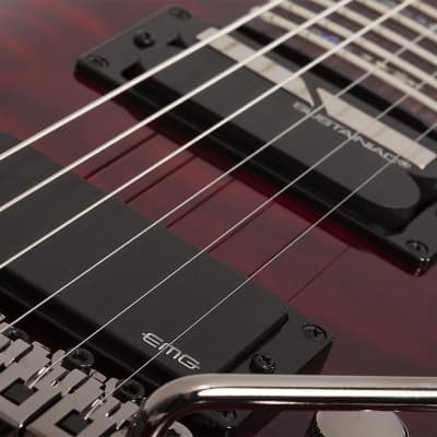 Schecter C-1 FR S Hellraiser Electric Guitar, Black Cherry (BCH) image 7