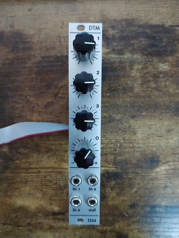 Manhattan Analog DTM CP3 Style Mixer Eurorack Silver Reverb