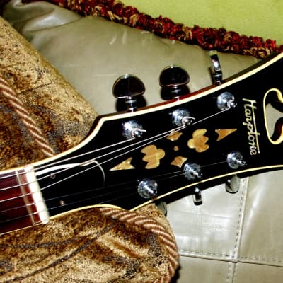 HARPTONE 420 1969 2-Tone Cherryburst.  This is a Standel guitar rebranded.  Built by SAM KOONTZ. image 18