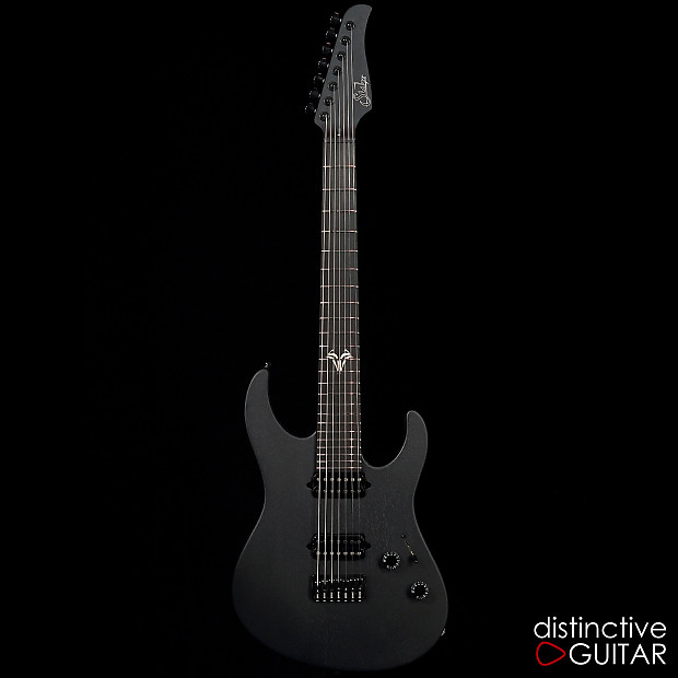 ギター Suhr MS7 (Modern 7 Satin) Suhr Modern 7 Satin 7-String Electric Guitar - Black Satin