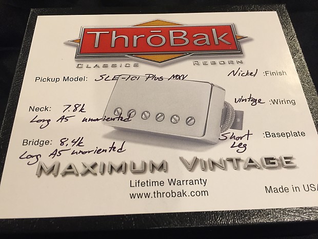 ThroBak SLE 101 MXV Plus Nickel image 1