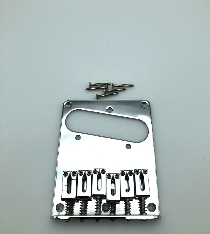 Modern Telecaster Style Top Loader Bridge Chrome Reverb
