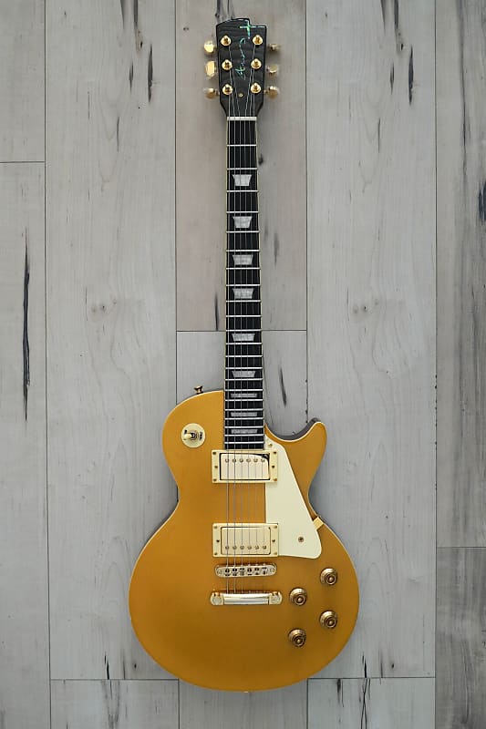 AIO SC77 Electric Guitar - Gold Top w/SKB-56 Hard Case image 1