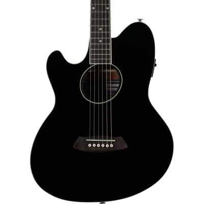 Ibanez TCY10LE Talman Acoustic-Electric Guitar, Black image 4