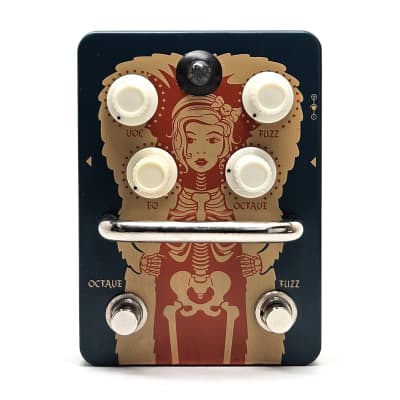 Orange Fur Coat Fuzz Octave Pedal Reverb