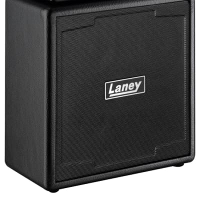 NEW 2023 Laney MINISTACK-B-IRON Ironheart 6-Watt 4x3" Stereo Bluetooth Mini Guitar Amp Stack - Black image 2