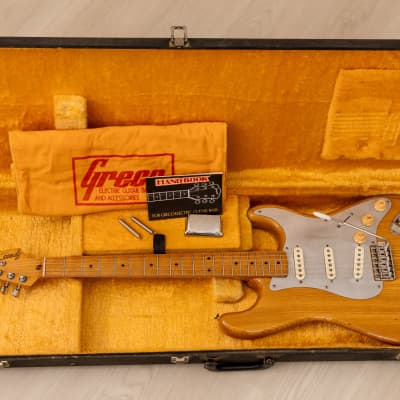 1977 Greco Super Sound SE1000 S-Style Vintage Guitar w/ Lacquer Finish, Maxon Pickups, Case & Tags image 21