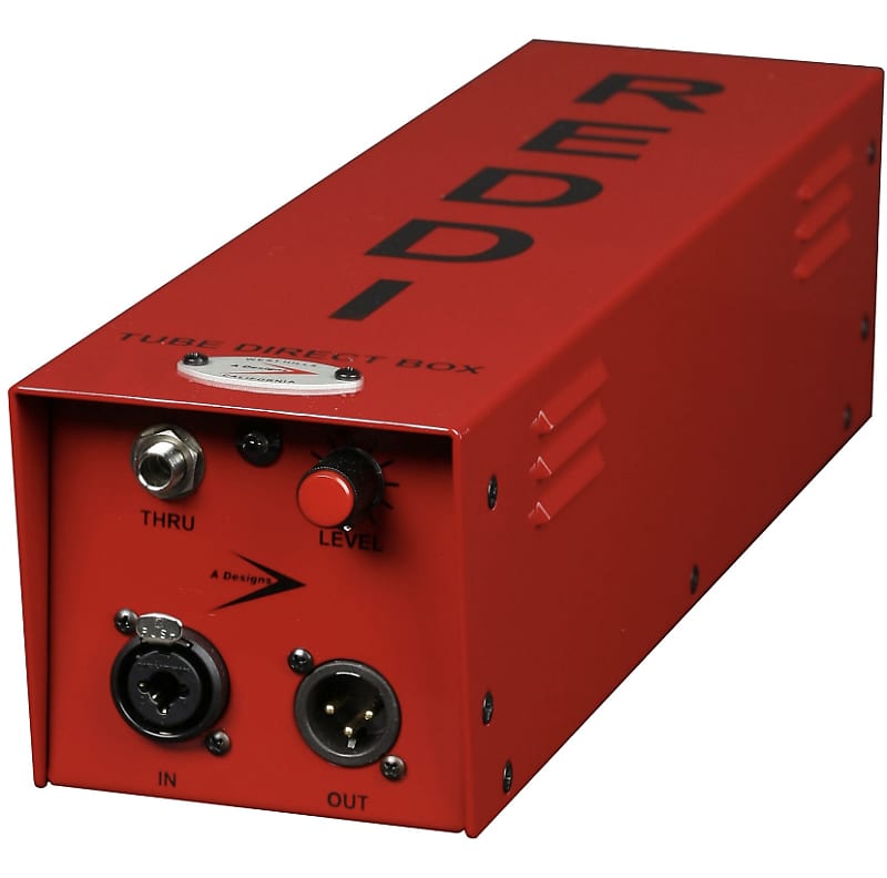 A-Designs Audio REDDI Tube Direct Box 2010s - Red image 1