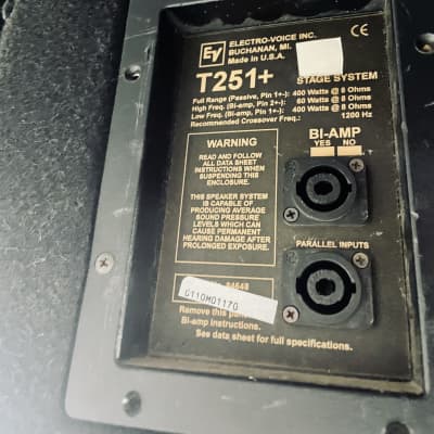Electro-Voice EV T251+ ネットワーク 9935A1128 エレクトロ