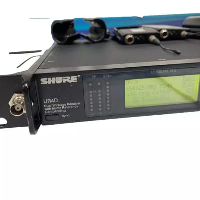 Shure UR4D L3 Dual Wireless Receiver W/2 UR2 Handheld Transmitters #2417 (One) image 15