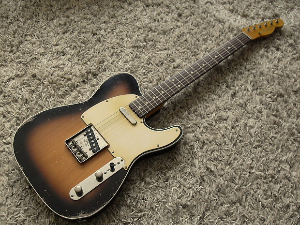 MJT 1959 Telecaster Custom Aged Relic Double Bound. Fender
