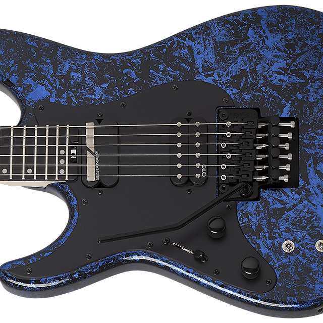 SCHECTER E-Gitarre, Sun Valley Super Shredder FR S, Blue Reign, Lefthand image 1
