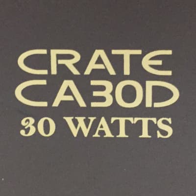 CRATE Taos CA30DG electric GUITAR combo amplifier AMP mint - 30 Watts 8" speaker image 6