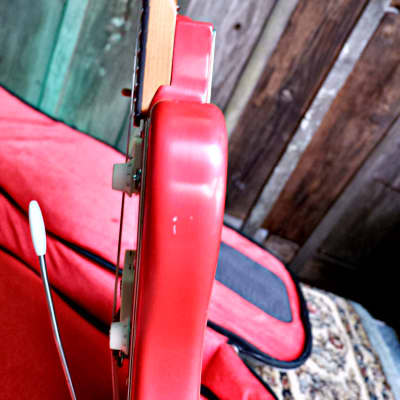 Keith Holland Custom JM-ANS #1286 Offset Ferrari Red w/ Deluxe Gig Bag image 20