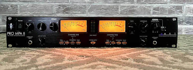 ART MPA ll Two Channel Tube Mic Preamp ART 2010's - Black - | Reverb