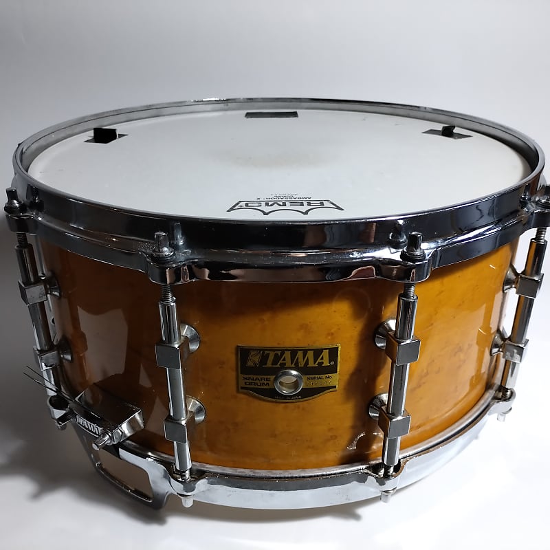 Tama Artwood Birdseye Maple 14x6,5 Snare Drum Late 80's - | Reverb