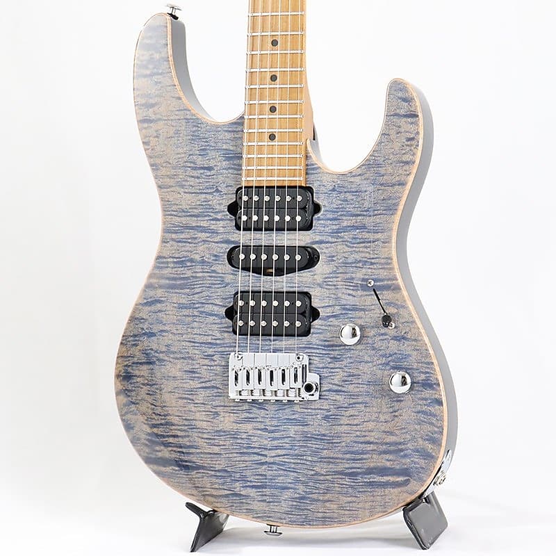 Suhr Guitars Core Line Series Modern Plus (Trans Blue Denim/Roasted Maple) [SN.71648] image 1