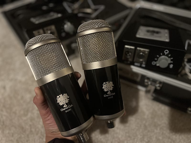 Charter Oak SA538 Mic PAIR 2008 - Black | Reverb