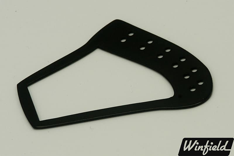12-string black harp tailpiece for Rickenbacker guitars image 1