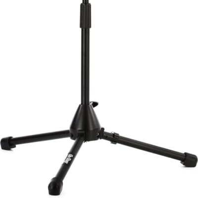 On-Stage KS8191 Bullet Nose Keyboard Stand with Lok-Tight Attachment  Bundle with On-Stage MS7411B Drum / Amp Tripod with Boom image 2