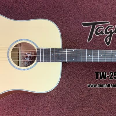 Tagima TW-25NS Dreadnought Acoustic Guitar Natural Satin image 1