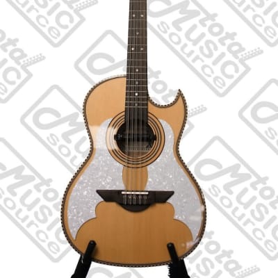 H. Jimenez Bajo Quinto,LBQ3E, solid spruce top with gig bag - Thin body - Two Micas - with Seymour Duncan pickup image 1