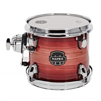 Mapex Armory 8 x 7" Tom Pack with SONIClear Tom Holder (Redwood Burst) image 1