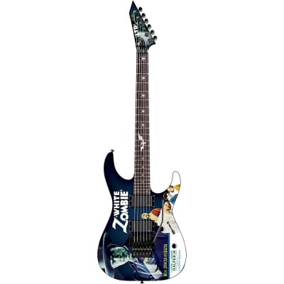 ESP LTD Kirk Hammett Signature White Zombie Electric Guitar Regular Graphic image 2