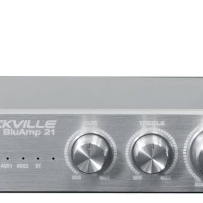 Rockville BLUAMP 21 Bluetooth Amplifier+(2) 5.25" Speakers+Smart Wifi Receiver image 6
