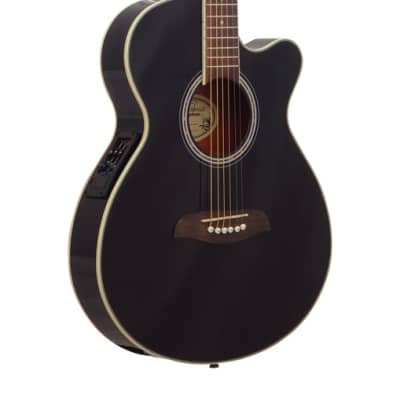 Oscar Schmidt - Black Folk Cutaway Acoustic Electric Guitar! OG8CEB-A *Make An Offer!* for sale