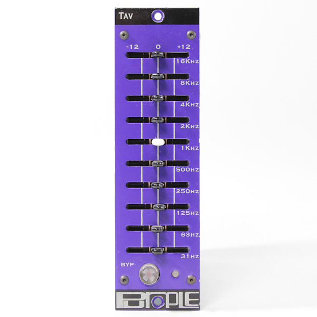 Purple Audio TAV 500 Series Graphic Inductor EQ Module image 1