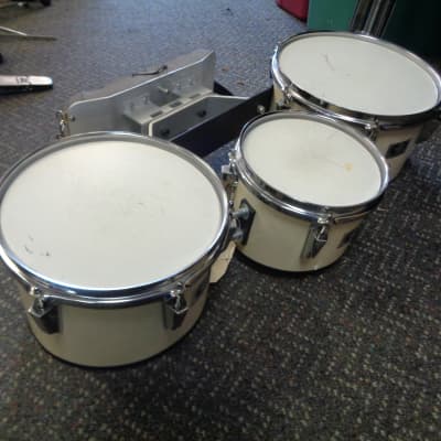 used CB Percussion set of marching band trips tom drums image 1