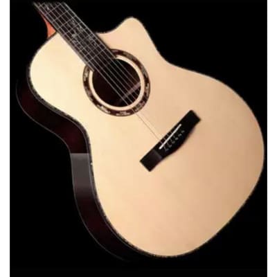 Tiger-Rogen – Phantom ~ Peach Blossom (Natural)  [Solid Top] Acoustic Guitar image 2