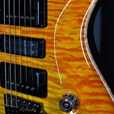 PRS Private Stock Special Semi-Hollow Limited-Edition Electric Guitar Citrus Glow #062 image 8