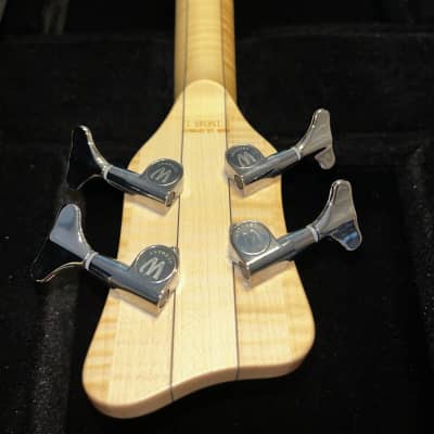 Warwick Master Built  Star Bass Singlecut Maple, 4-String -  Natural Transparent Satin image 10