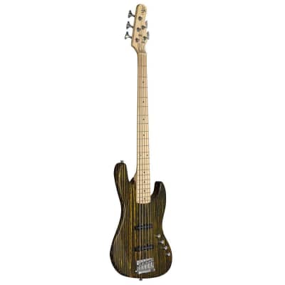 Michael Kelly Element 5OP 5-String Bass Guitar (Trans Yellow) (LDWS) image 8