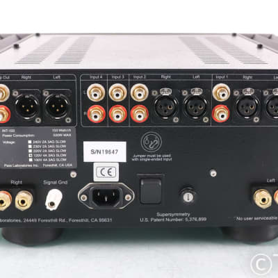 Pass Labs INT-150 Stereo Integrated Amplifier; Remote; INT150 (SOLD2) image 5