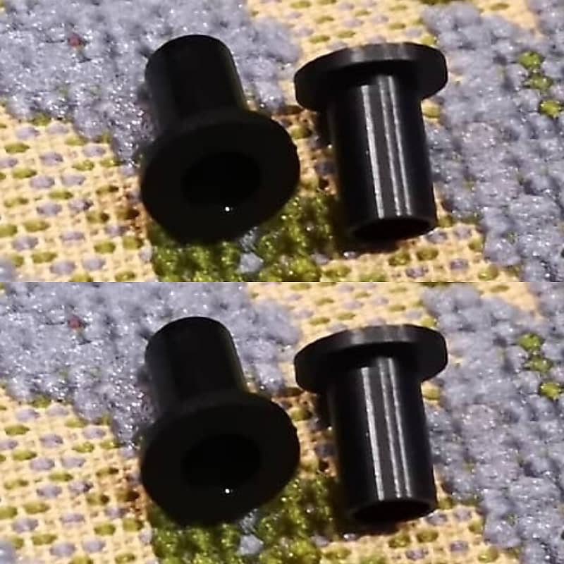 2 Pairs black bridgecentering stabilizer thimble sleeves Reverb