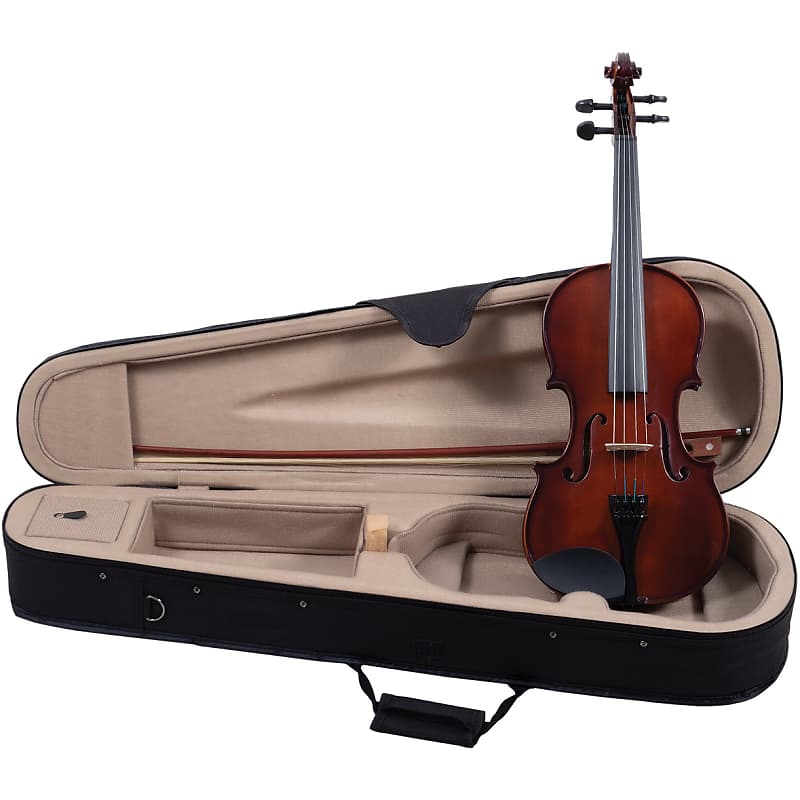 Palatino VN-350 Campus Hand-Carved Violin Outfit with Case and Bow, 1/4 Size image 1