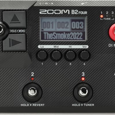 Reverb.com listing, price, conditions, and images for zoom-b2-four-bass-multi-effects-processor