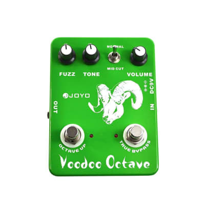 JOYO JF-12 Voodoo Octave Fuzz Effect Guitar Pedal Electric Bass Dynamic Compression Effects True Byp image 2