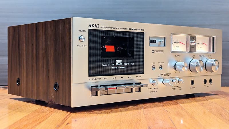 美品名機動作品 AKAI GXC-725D カセットデッキ アカイ 1977年 Akai GXC-725D/ Cassette Deck/ Fully Serviced and | Reverb Canada