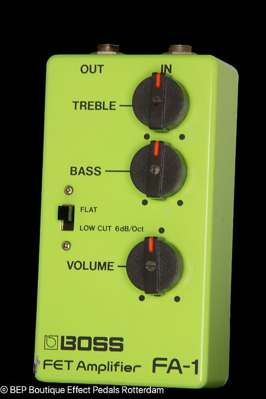 ギター BOSS FA-1 BOSS FA-1 FET Amplifier 1988 Guitar Pedal Pre AMP Made in