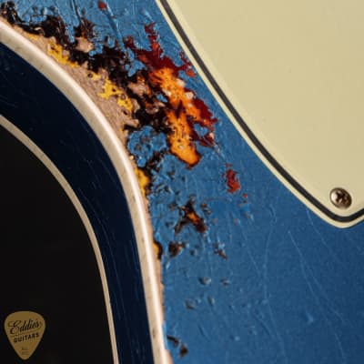 Fender Custom Shop LTD 60 Telecaster Custom Heavy Relic - Aged Lake Placid Blue over Chocolate 3-Color Sunburst image 21
