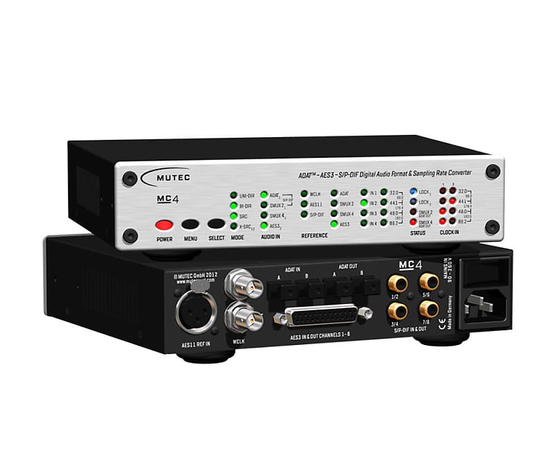 Mutec mc4 format sampling rate converter reverb australia