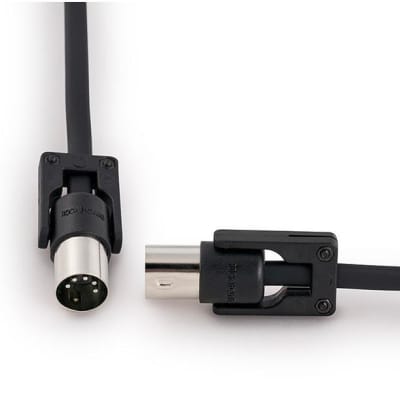 RockBoard Flax Plug FlatPatch Modular Midi Cable 11.81" (30 cm) image 4