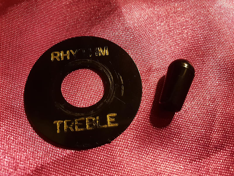 Epiphone Poker Chip Switch Washer Rhythm Treble Plate with Reverb
